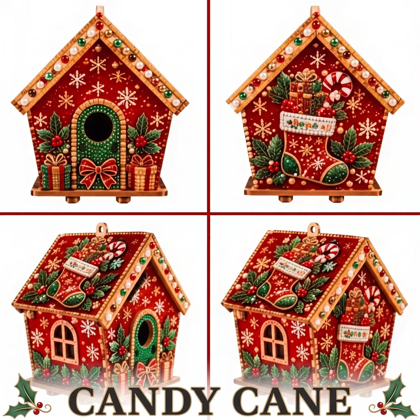 DIY Christmas Bead House Kit